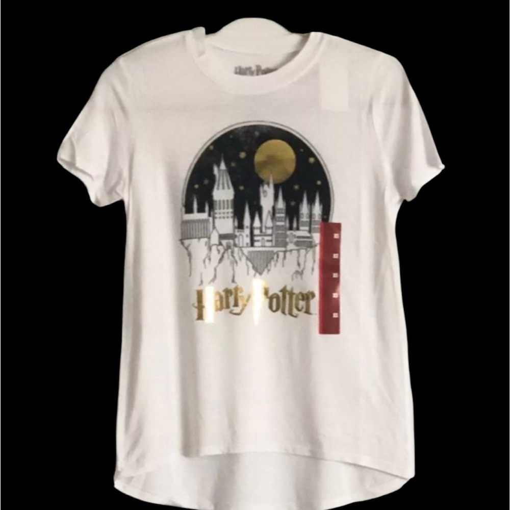 White Harry Potter Graphic T-Shirt